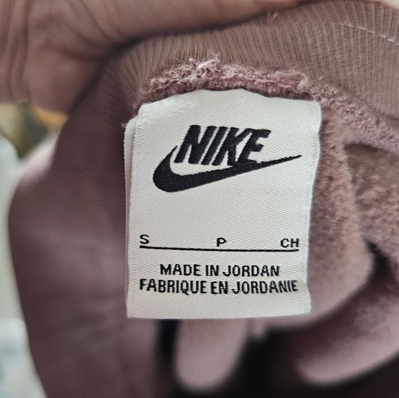 Nike Women's Phoenix Hoodie and Short Set Size S - Smokey Mauve - Picture 4 of 7